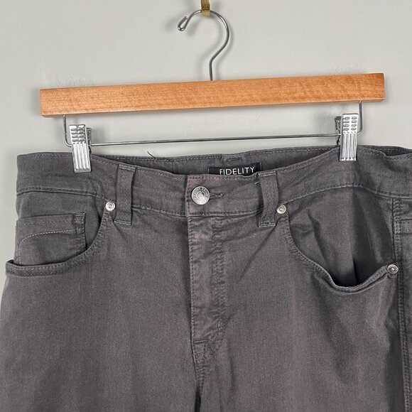 Fidelity Jeans Lot of 2 Mens Sz. 34 Gray Blue Havana Twill Made in USA Pants - Picture 3 of 11